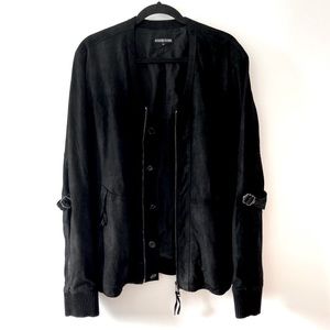 Alexandre Plokhov Suede Leather Bomber Jacket 50​​​​​​